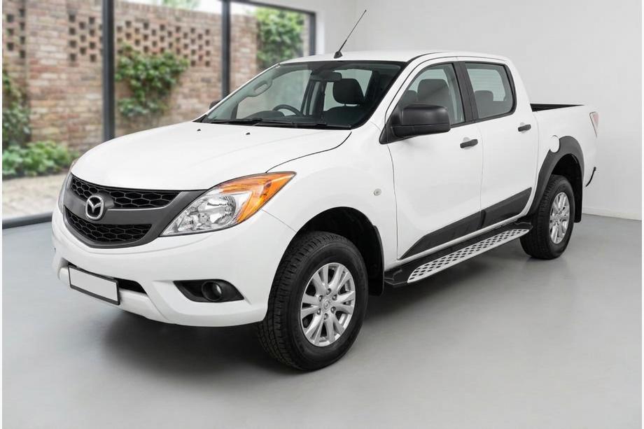 Mazda BT-50 2012– Sidosteg Shining V1 (2 st, aluminium) Image