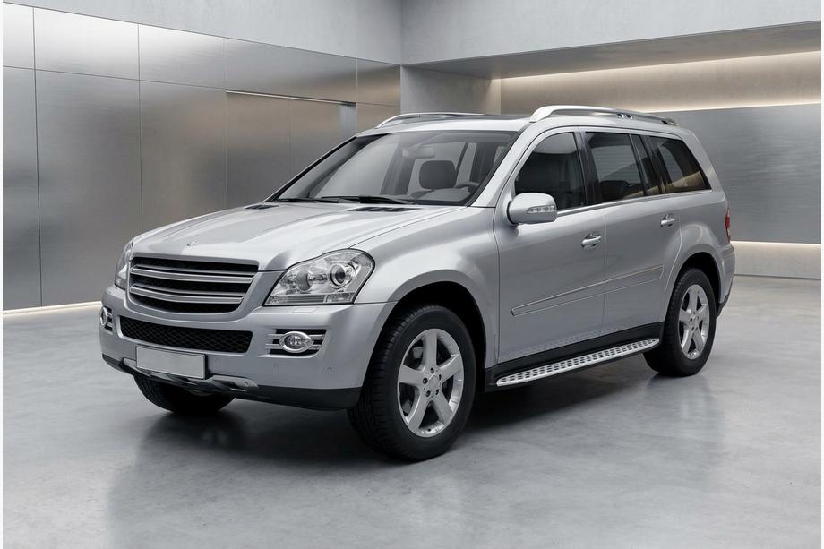 Mercedes GL class X164 2006–2012 Sidosteg Shining V1 (2 st, aluminium) Image