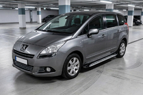 Peugeot 5008 2009–2016 Sidosteg Shining V1 (2 st, aluminium) foto 1