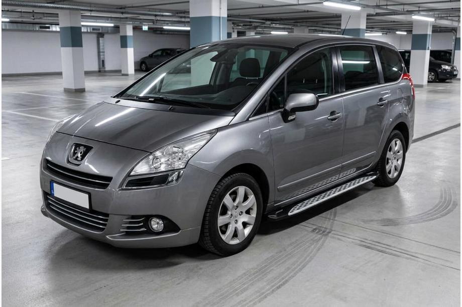 Peugeot 5008 2009–2016 Sidosteg Shining V1 (2 st, aluminium) Image