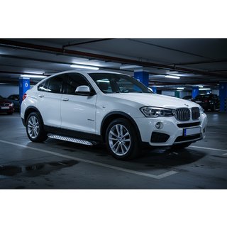 Sidosteg Shining V1 (2 st, aluminium) BMW X4 F26 2014–2018 foto 1