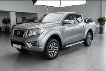 Nissan Navara/NP300 2016– Sidosteg Shining V1 (2 st, aluminium) foto 1