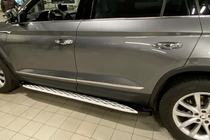 Skoda Kodiaq 2016–2023 Sidosteg Shining V1 (2 st, aluminium) foto 6