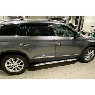 Sidosteg Shining V1 (2 st, aluminium) Skoda Kodiaq 2016–2023 foto 4
