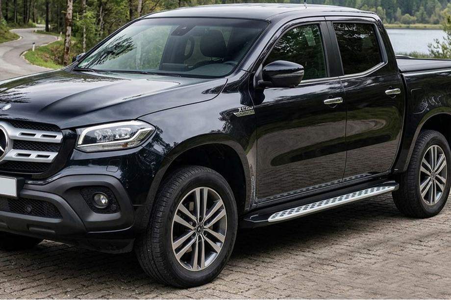 Mercedes X class 2017–2020 Sidosteg Shining V1 (2 st, aluminium) Image