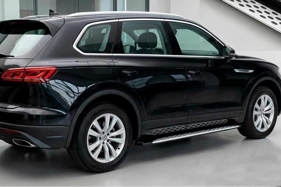 Volkswagen Touareg 2018– Sidosteg Shining V1 (2 st, aluminium) Image
