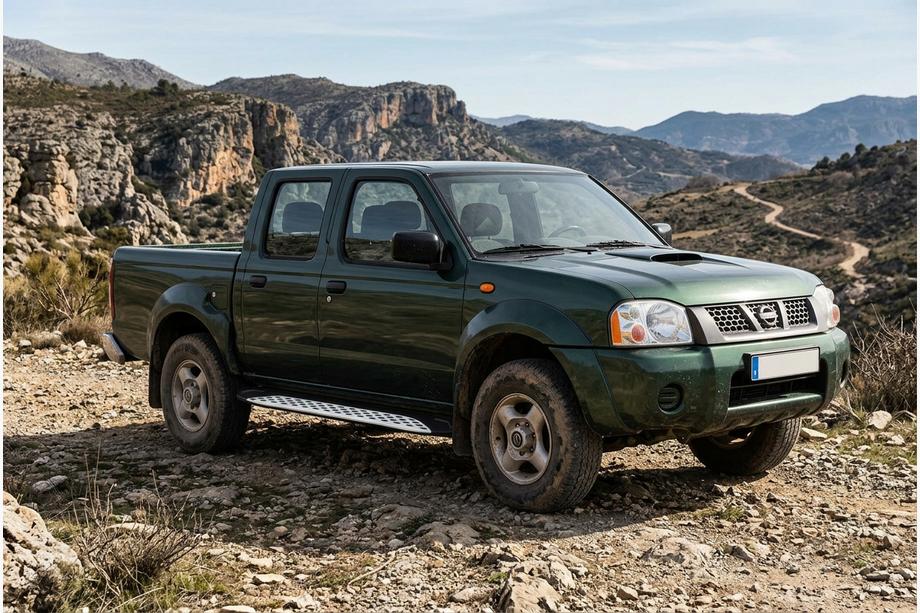 Nissan NP300 1999–2015 Sidosteg Shining V1 (2 st, aluminium) Image