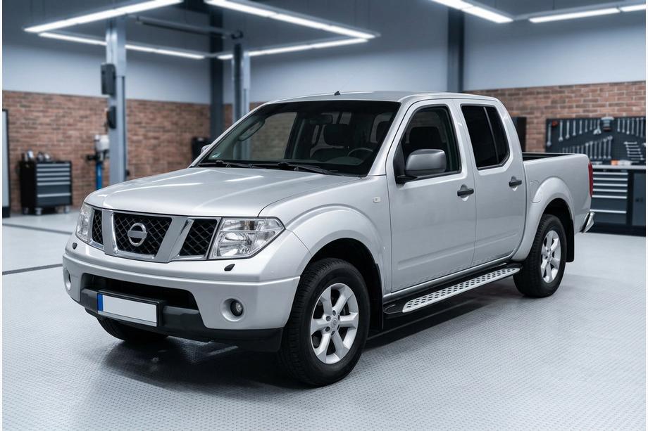 Nissan Navara 2006–2015 Sidosteg Shining V1 (2 st, aluminium) Foto 1