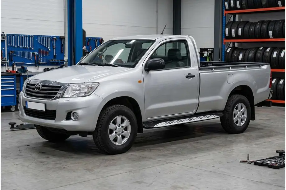 Toyota Hilux 2006–2015 Sidosteg Shining V1 (2 st, aluminium) Image