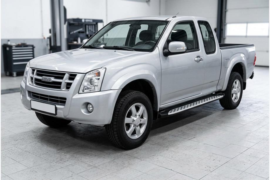 Isuzu D-Max 2002–2011 Sidosteg Shining V1 (2 st, aluminium) Image