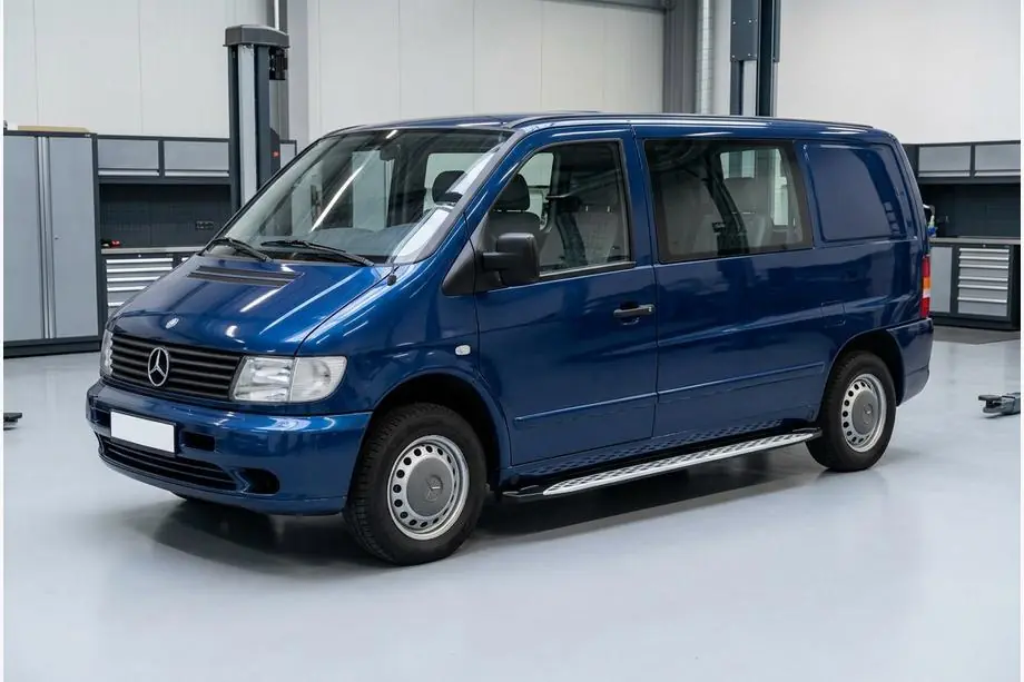 Mercedes Vito W638 1996–2003 Sidosteg Shining V1 (2 st, aluminium) Image
