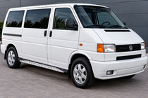 Volkswagen T4 Transporter 1990–2003 Sidosteg Shining V1 (2 st, aluminium) foto 1