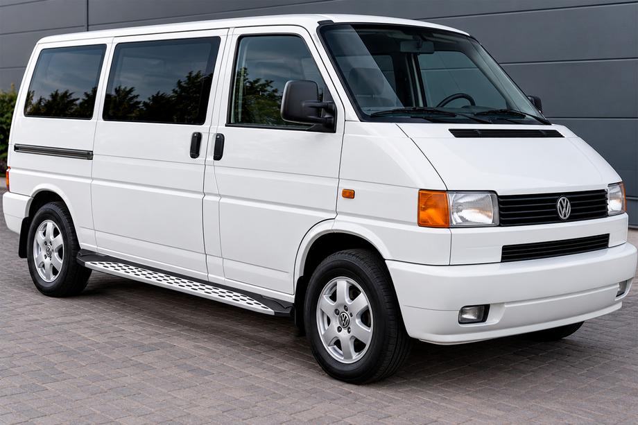 Volkswagen T4 Transporter 1990–2003 Sidosteg Shining V1 (2 st, aluminium) Image
