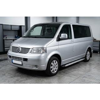 Sidosteg Shining V1 (2 st, aluminium) Volkswagen T5 Transporter 2003–2010 foto 1