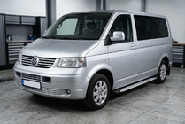 Volkswagen T5 Caravelle 2004–2010 Sidosteg Shining V1 (2 st, aluminium) foto 1