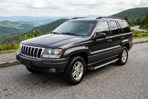 Jeep Grand Cherokee WJ 1999–2004 Sidosteg Maya V1 (2 st, aluminium) foto 1