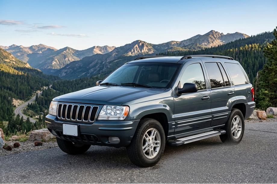 Jeep Grand Cherokee WJ 1999–2004 Sidosteg Rainbow (2 st, aluminium) Image