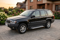 Jeep Grand Cherokee WJ 1999–2004 Sidosteg Vision New Grey (2 st, aluminium) foto 1