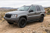 Jeep Grand Cherokee WJ 1999–2004 Sidosteg Bosphore Black (2 st, aluminium) foto 1