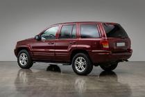 Jeep Grand Cherokee WJ 1999–2004 Sidotrösklar Bosphore Grey (2 st, aluminium) foto 1