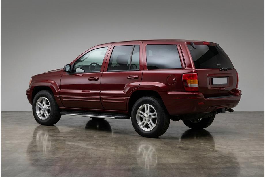 Jeep Grand Cherokee WJ 1999–2004 Sidotrösklar Bosphore Grey (2 st, aluminium) Image