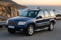 Jeep Grand Cherokee WJ 1999–2004 Sidosteg Tayga V2 (2 st, aluminium) foto 1