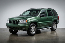 Jeep Grand Cherokee WJ 1999–2004 Sidosteg Shining V1 (2 st, aluminium) foto 1