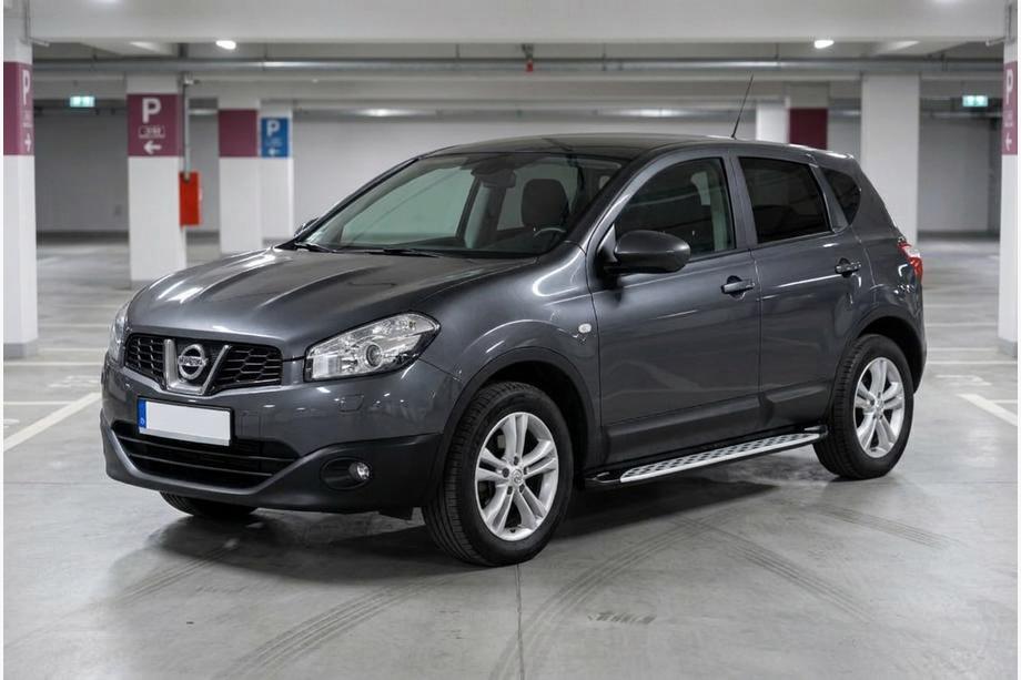 Nissan Qashqai 2010–2014 Sidosteg Shining V1 (2 st, aluminium) Lång hjulbas Image