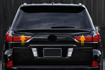 Lexus LX570/450d 2008–2022 Nedre spoiler V2 (2016-2023) Vit färg foto 2