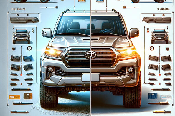 Original vs. replika bodykits till Toyota Land Cruiser 200: Vad är bäst?
