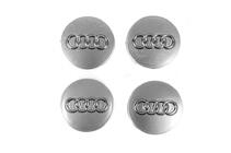 Audi Navkåpor till fälgar 60/58 mm grå ad5957s (4 st.) foto 2