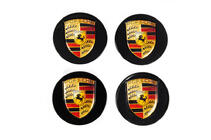 Porsche Navkapslar till fälg 76/71 mm svarta (4 st) foto 2