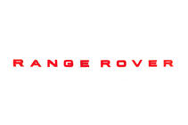 LandRover Range Rover Röd textbadge (typ-5) foto 2