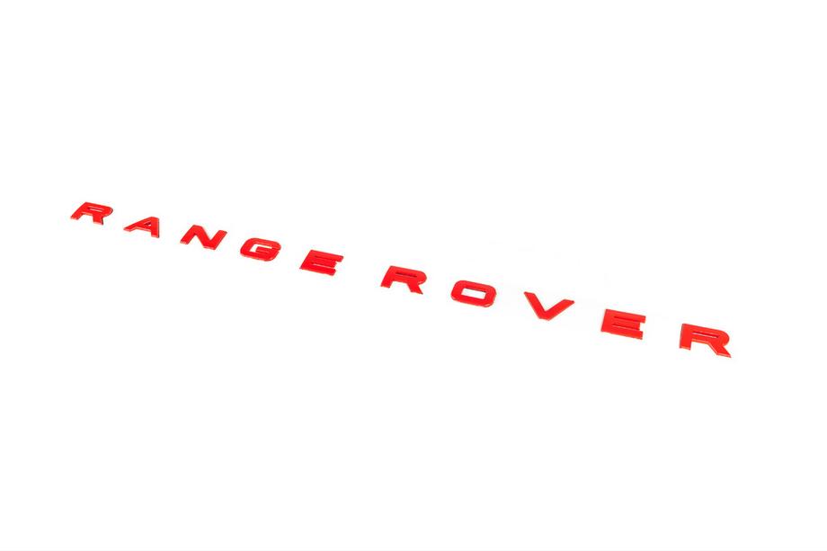 LandRover Range Rover Röd textbadge (typ-5) Image