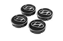 Hyundai Svarta centrumkåpor hyun60tur-bl (59 mm / 55 mm, 4 st) foto 2