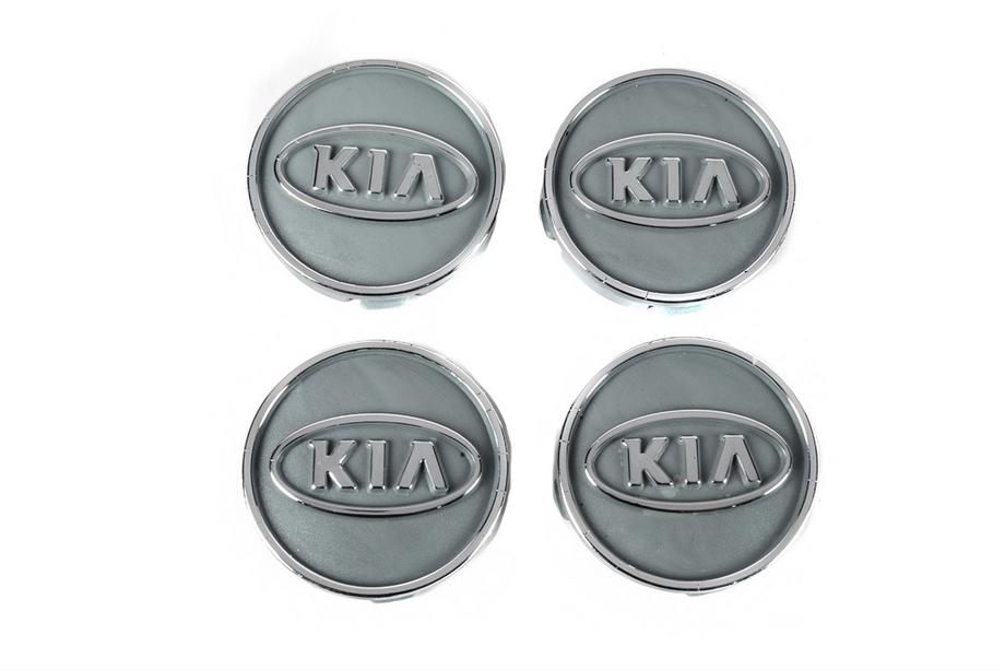 KIA Navkåpor grå kia60tur-sir (59 mm / 55 mm, 4 st.) Foto 2