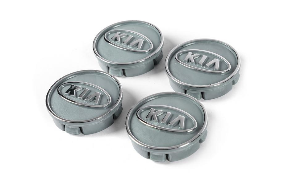 KIA Navkåpor grå kia60tur-sir (59 mm / 55 mm, 4 st.) Foto 1