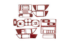 Mitsubishi Pajero Wagon III 1999–2006 Instrumentpanelslister (Meric) Trä foto 1
