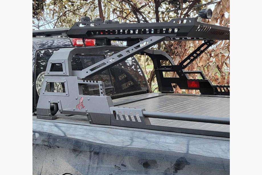 Toyota Tundra 2007–2021 Rollbar med korg Dakar (för rullkapell) Image