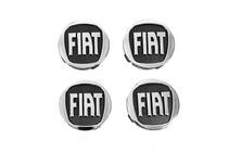 Fiat Navkåpor till fälgar 59/55 mm svarta (4 st) foto 2