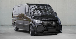 Mercedes Sprinter W907/W910 2018– Främre stötfångare med grill i ABS (för lackering) foto 6
