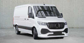 Mercedes Sprinter W907/W910 2018– Främre stötfångare med grill i ABS (för lackering) foto 7