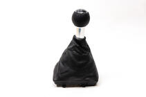 Audi A4 B7 2004–2008 Växelspaksknopp + växelspaksdamask (konstläder) foto 2