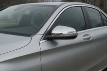 Mercedes C-class W205 2014–2021 Spegelskal (2 st, rostfritt stål) foto 1