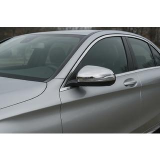 Spegelskal (2 st, rostfritt stål) Mercedes C-class W205 2014–2021 foto 1