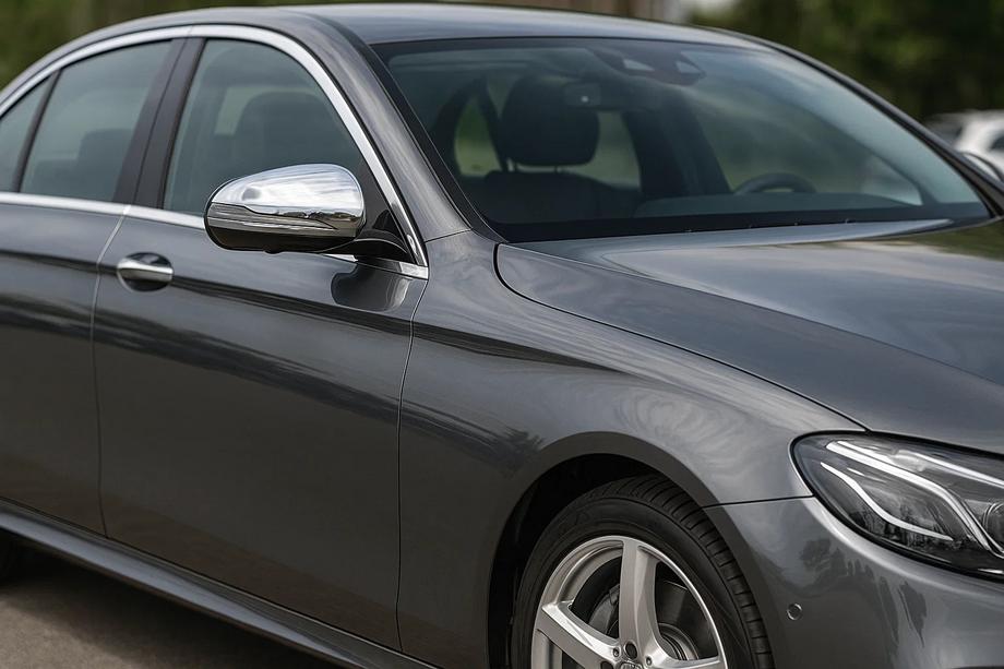 Mercedes E-klass W213 2016–2023 Spegelskal (2 st, rostfritt stål) Image