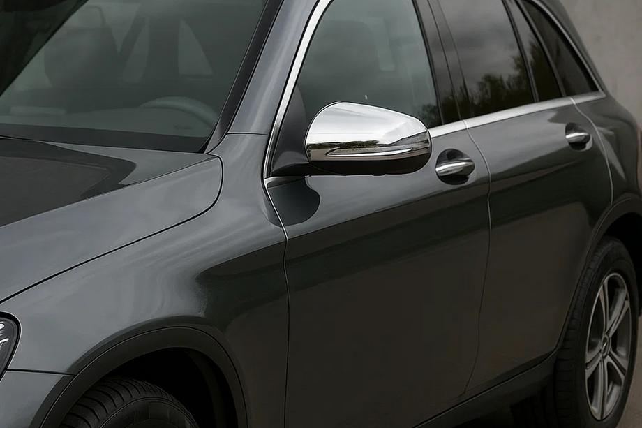 Mercedes GLC X253 2015–2022 Spegelskal (2 st, rostfritt stål) Image