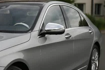 Mercedes S-class W222 2013–2022 Spegelskal (2 st, rostfritt stål) foto 1