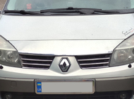 Renault Scenic/Grand 2003–2009 Grillister (4 st, rostfritt) foto 1