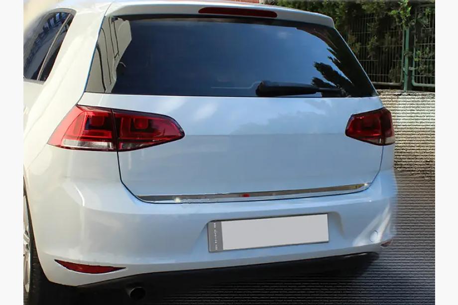 Volkswagen Golf 7/E-Golf 2012–2020 Bagageluckans kantlist HB (rostfritt stål) Foto 4